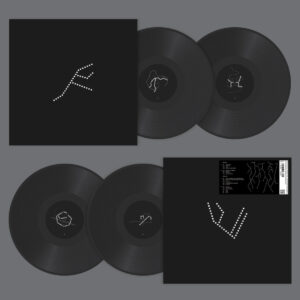Nicolas Jaar, Piedras 1 and 2, Black LPx2